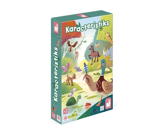 Настольная игра Janod Характеристики животных (J02621)