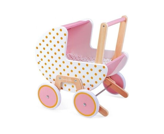 Коляска для кукол Janod Candy Chic (J05886), изображение 2 Коляска для кукол Janod Candy Chic (J05886), изображение 2