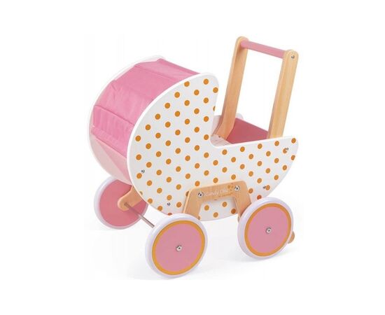 Коляска для кукол Janod Candy Chic (J05886), изображение 3 Коляска для кукол Janod Candy Chic (J05886), изображение 3