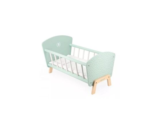Игровой набор Janod Кроватка для куклы мятная (J05902), изображение 3 Игровой набор Janod Кроватка для куклы мятная (J05902), изображение 3