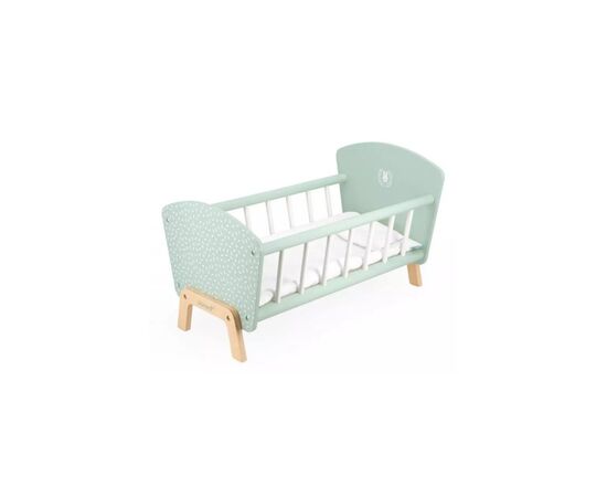 Игровой набор Janod Кроватка для куклы мятная (J05902)