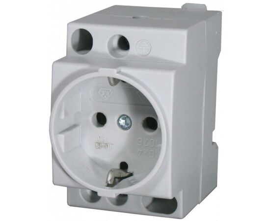 Розетка на DIN-рейку t-2P + Z Schuko ETI (2414021)
