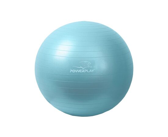 Мяч для фитнеса PowerPlay 4001 65см М'ятний + помпа (PP_4001_65_Mint), изображение 2 Мяч для фитнеса PowerPlay 4001 65см М'ятний + помпа (PP_4001_65_Mint), изображение 2
