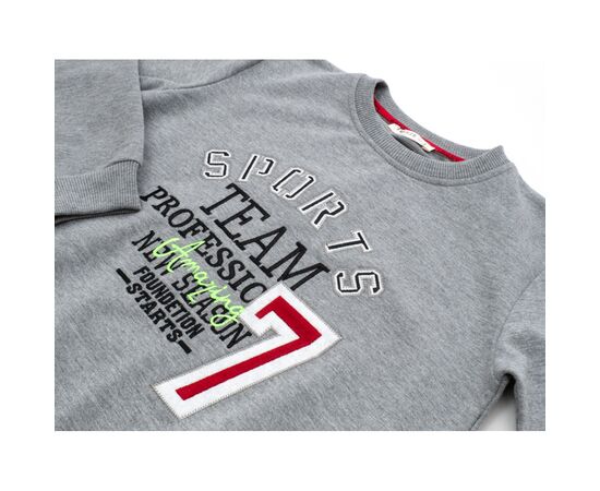 Спортивний костюм Breeze "SPORT TEAM" (13680-134B-gray), зображення 7 Спортивний костюм Breeze "SPORT TEAM" (13680-134B-gray), зображення 7