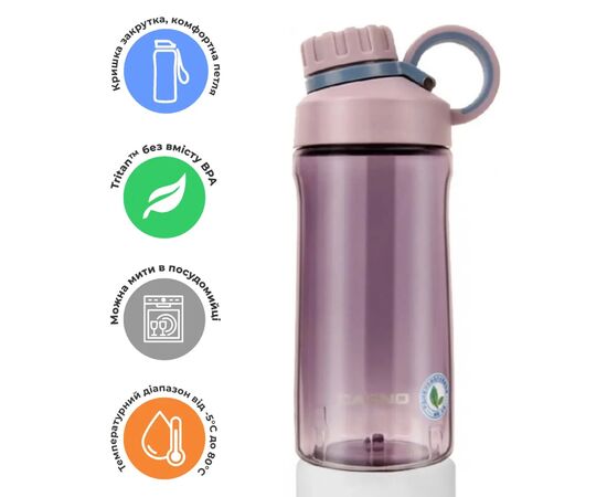 Бутылка для воды Casno 500 мл KXN-1234 Фіолетова (KXN-1234_Purple), изображение 10 Бутылка для воды Casno 500 мл KXN-1234 Фіолетова (KXN-1234_Purple), изображение 10