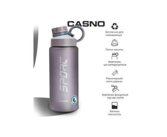 Бутылка для воды Casno 500 мл KXN-1234 Фіолетова (KXN-1234_Purple), изображение 9 Бутылка для воды Casno 500 мл KXN-1234 Фіолетова (KXN-1234_Purple), изображение 9
