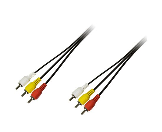 Кабель мультимедийный 3xRCA M to 3xRCA M 3.0m Piko (1283126473968)