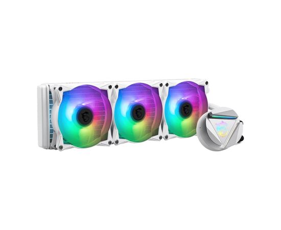 Система водяного охлаждения MSI MAG CoreLiquid 360R V2 WH, изображение 2