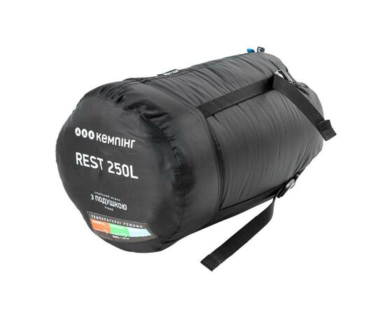 Спальний мішок Кемпінг Rest 250L з подушкою Blue (4823082715015), зображення 6 Спальний мішок Кемпінг Rest 250L з подушкою Blue (4823082715015), зображення 6