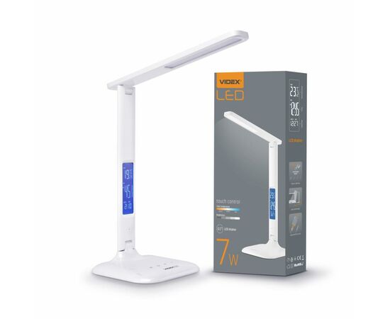 Настольная лампа Videx LED 7W 3000-5500K 220V (VL-TF05W), изображение 8 Настольная лампа Videx LED 7W 3000-5500K 220V (VL-TF05W), изображение 8