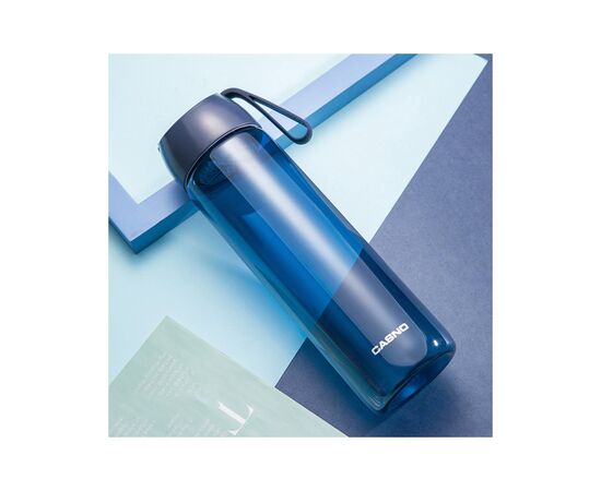 Бутылка для воды Casno 600 мл KXN-1231 Синя (KXN-1231_Blue), изображение 3 Бутылка для воды Casno 600 мл KXN-1231 Синя (KXN-1231_Blue), изображение 3