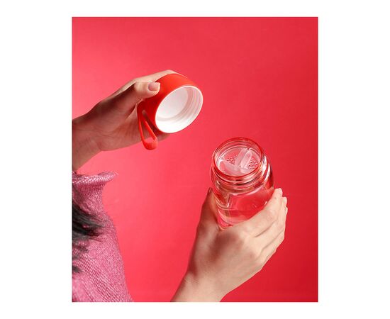 Бутылка для воды Casno 600 мл KXN-1231 Червона (KXN-1231_Red), изображение 4 Бутылка для воды Casno 600 мл KXN-1231 Червона (KXN-1231_Red), изображение 4