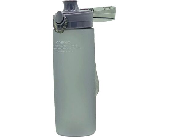 Бутылка для воды Casno 650 мл KXN-1157 Tritan Сіра (KXN-1157_Grey_Tritan), изображение 6 Бутылка для воды Casno 650 мл KXN-1157 Tritan Сіра (KXN-1157_Grey_Tritan), изображение 6
