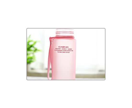 Бутылка для воды Casno 850 мл KXN-1183 Рожева (KXN-1183_Pink), изображение 5 Бутылка для воды Casno 850 мл KXN-1183 Рожева (KXN-1183_Pink), изображение 5