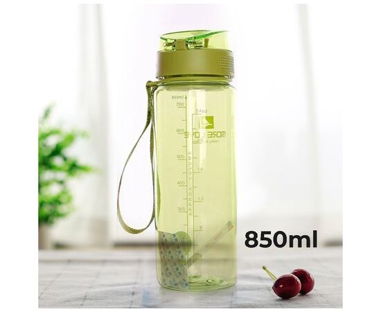 Бутылка для воды Casno 850 мл MX-5040 More Love Зелена (MX-5040_Green), изображение 2