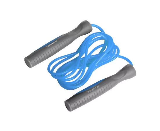 Скакалка PowerPlay 4204 Блакитна (PP_4204_Blue), изображение 2 Скакалка PowerPlay 4204 Блакитна (PP_4204_Blue), изображение 2