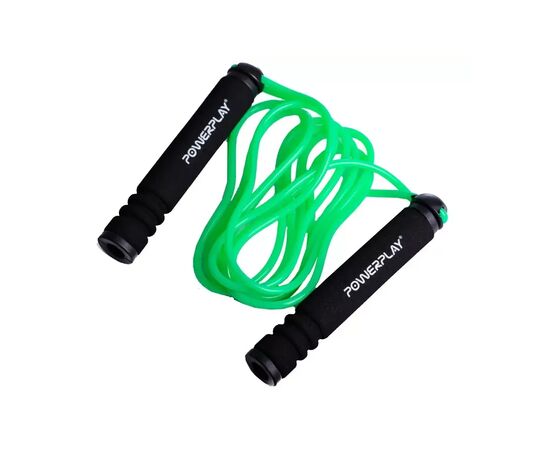 Скакалка PowerPlay 4205 Зелена (PP_4205_Green), зображення 2 Скакалка PowerPlay 4205 Зелена (PP_4205_Green), зображення 2
