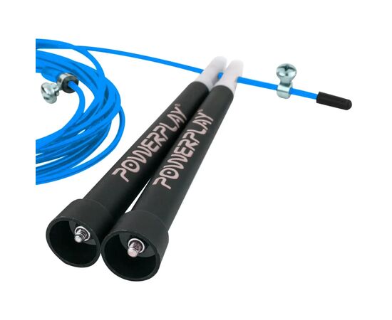 Скакалка PowerPlay 4202 швидкісна Синя (PP_4202_Blue), изображение 5 Скакалка PowerPlay 4202 швидкісна Синя (PP_4202_Blue), изображение 5