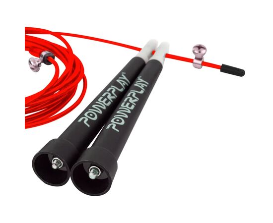 Скакалка PowerPlay 4202 швидкісна Червона (PP_4202_Red), изображение 3 Скакалка PowerPlay 4202 швидкісна Червона (PP_4202_Red), изображение 3