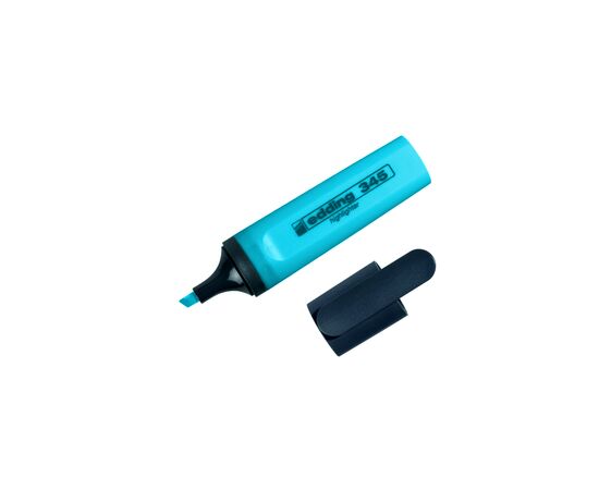 Маркер Edding текстовый Highlighter 2-5 мм Голубой (e-345/10), изображение 2 Маркер Edding текстовый Highlighter 2-5 мм Голубой (e-345/10), изображение 2