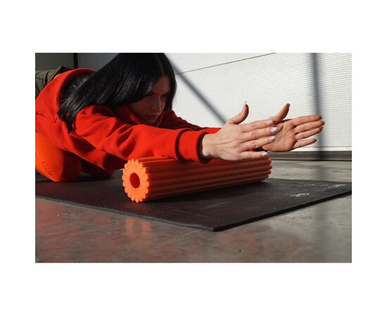 Масажный ролик PowerPlay Therapy Roller 022 Набір 3 в 1 Чорно-Помаранчевий (PP_4022), изображение 10