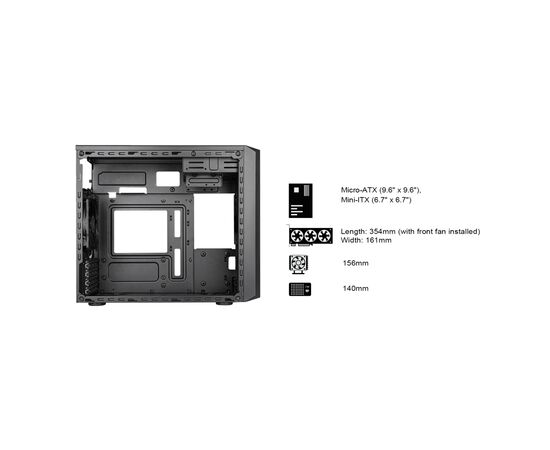 Корпус Silver Stone FARA (SST-FA311-B), изображение 4 Корпус Silver Stone FARA (SST-FA311-B), изображение 4