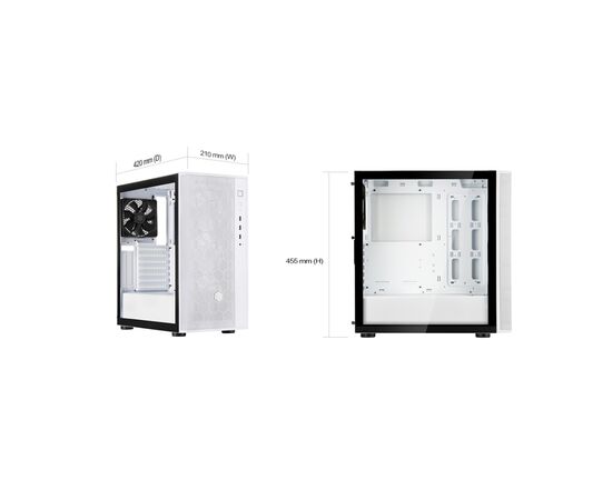 Корпус Silver Stone FARA (SST-FAR1W-G-V2), изображение 7 Корпус Silver Stone FARA (SST-FAR1W-G-V2), изображение 7