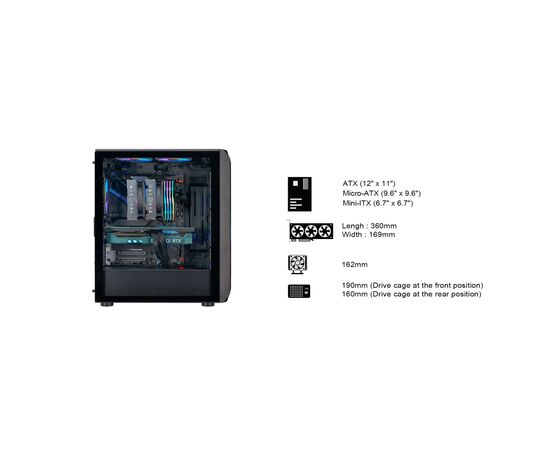Корпус Silver Stone FARA (SST-FA511Z-BG), изображение 6 Корпус Silver Stone FARA (SST-FA511Z-BG), изображение 6