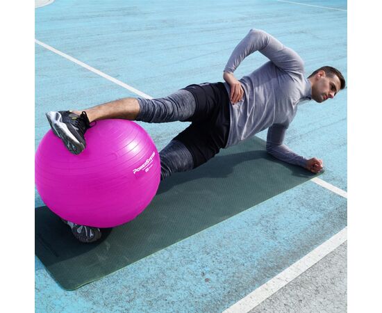 Мяч для фитнеса Power System PS-4013 Pro Gymball 75 cm Pink (4013PI-0), изображение 9 Мяч для фитнеса Power System PS-4013 Pro Gymball 75 cm Pink (4013PI-0), изображение 9