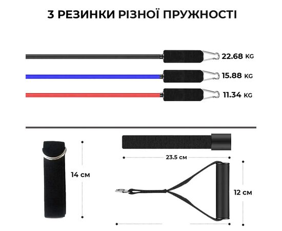 Эспандер Power System PS-4098 Ultimate Expander Set набір 3 шт (4098MX-0), изображение 4 Эспандер Power System PS-4098 Ultimate Expander Set набір 3 шт (4098MX-0), изображение 4