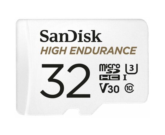 Карта памяти SanDisk 32GB microSDHC class 10 UHS-I U3 V30 High Endurance (SDSQQNR-032G-GN6IA)
