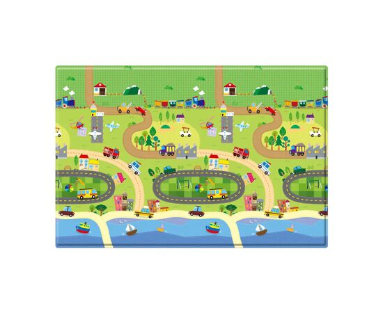 Детский коврик BabyCare Happy Village (1850х1250х12 мм) (90376), изображение 2 Детский коврик BabyCare Happy Village (1850х1250х12 мм) (90376), изображение 2