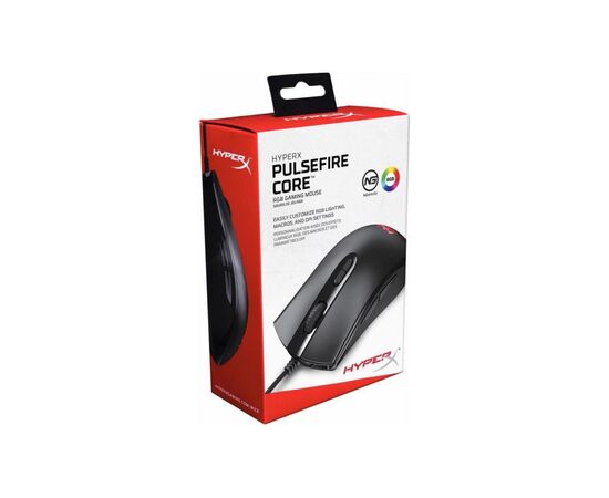 Мышка HyperX Pulsefire Core RGB Black (4P4F8AA), изображение 6 Мышка HyperX Pulsefire Core RGB Black (4P4F8AA), изображение 6