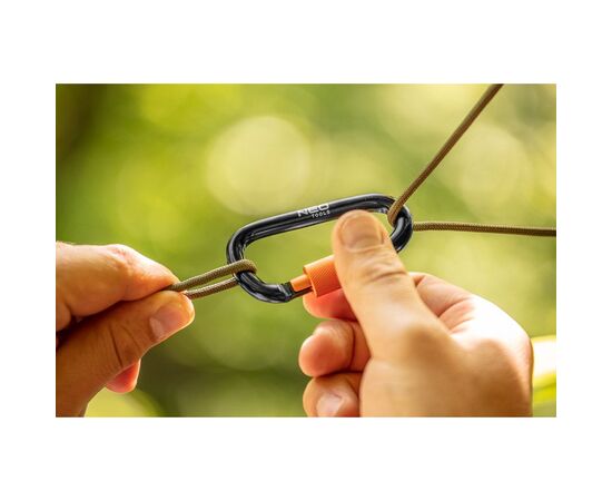 Карабин туристический Neo Tools 7.5 см (63-138), изображение 3 Карабин туристический Neo Tools 7.5 см (63-138), изображение 3