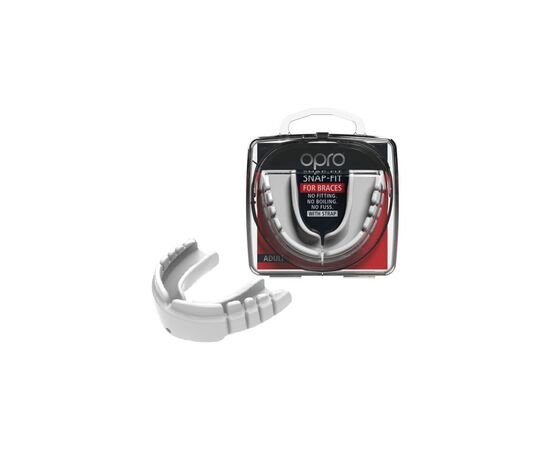 Капа Opro Snap-Fit Braces під брекети White (SN_Braces_White), изображение 3 Капа Opro Snap-Fit Braces під брекети White (SN_Braces_White), изображение 3
