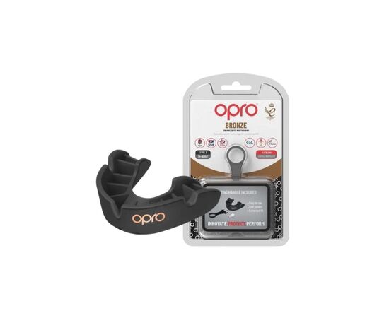 Капа Opro Snap-Fit UFC дитяча Black (SN_JR_UFC_Black), изображение 3 Капа Opro Snap-Fit UFC дитяча Black (SN_JR_UFC_Black), изображение 3