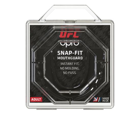 Капа Opro Snap-Fit UFC дитяча Black (SN_JR_UFC_Black), изображение 4 Капа Opro Snap-Fit UFC дитяча Black (SN_JR_UFC_Black), изображение 4