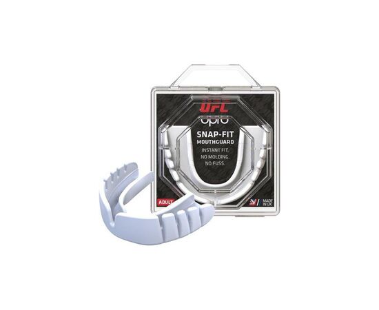 Капа Opro Snap-Fit UFC доросла White (SN_UFC_White), изображение 3 Капа Opro Snap-Fit UFC доросла White (SN_UFC_White), изображение 3