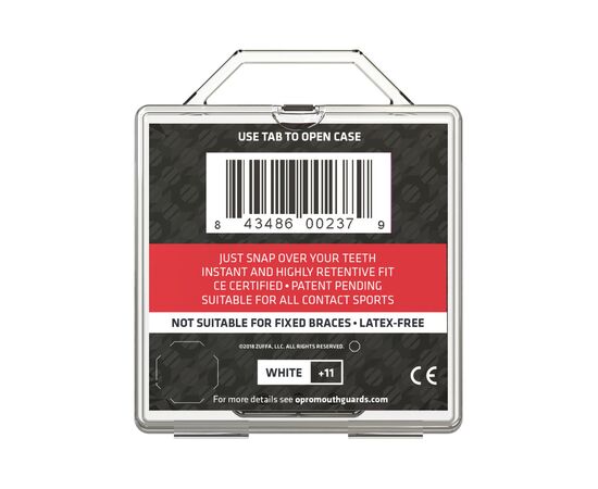 Капа Opro Snap-Fit UFC доросла White (SN_UFC_White), изображение 7 Капа Opro Snap-Fit UFC доросла White (SN_UFC_White), изображение 7