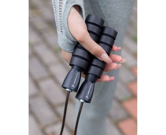 Скакалка 4yourhealth Premium Jump Rope 2488 швидкісна 2.5м Чорна (4YH_2488_Black), изображение 9 Скакалка 4yourhealth Premium Jump Rope 2488 швидкісна 2.5м Чорна (4YH_2488_Black), изображение 9