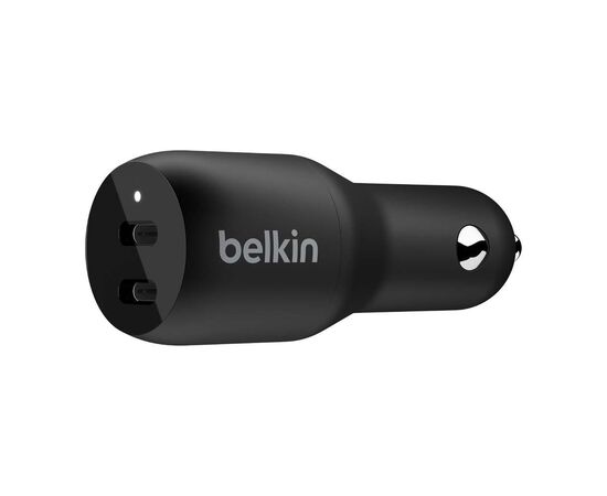 Зарядное устройство Belkin 36W 2хUSB-C PD black (CCB002BTBK), изображение 2 Зарядное устройство Belkin 36W 2хUSB-C PD black (CCB002BTBK), изображение 2