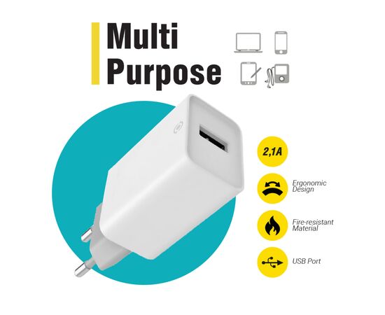 Зарядное устройство Piko TC-211 (1USB2,1A) (1283126515156), изображение 3 Зарядное устройство Piko TC-211 (1USB2,1A) (1283126515156), изображение 3