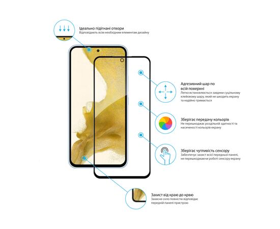 Стекло защитное Global Full Glue Samsung A54 5G (1283126559884), изображение 3 Стекло защитное Global Full Glue Samsung A54 5G (1283126559884), изображение 3