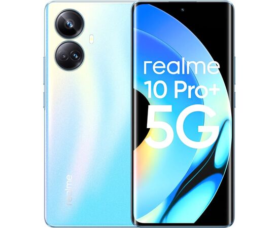 Мобильный телефон realme 10 Pro Plus 5G 12/256GB Nebula Blue