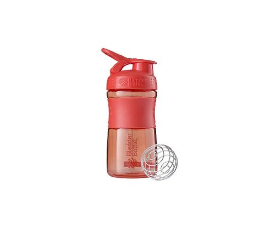 Шейкер спортивний BlenderBottle SportMixer 20oz/590ml Coral (SM 20oz Coral), зображення 2 Шейкер спортивний BlenderBottle SportMixer 20oz/590ml Coral (SM 20oz Coral), зображення 2