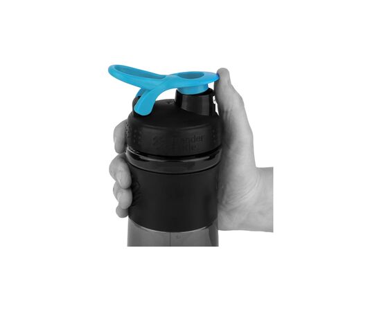 Шейкер спортивный BlenderBottle SportMixer 28oz/820ml Black/Teal (SM 28oz Black/Teal), изображение 3 Шейкер спортивный BlenderBottle SportMixer 28oz/820ml Black/Teal (SM 28oz Black/Teal), изображение 3