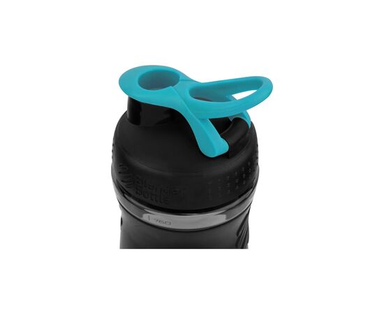 Шейкер спортивный BlenderBottle SportMixer 28oz/820ml Black/Teal (SM 28oz Black/Teal), изображение 4 Шейкер спортивный BlenderBottle SportMixer 28oz/820ml Black/Teal (SM 28oz Black/Teal), изображение 4