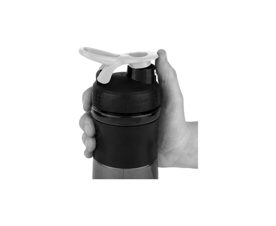 Шейкер спортивный BlenderBottle SportMixer 28oz/820ml Black/White (SM 28oz Black/White), изображение 3 Шейкер спортивный BlenderBottle SportMixer 28oz/820ml Black/White (SM 28oz Black/White), изображение 3
