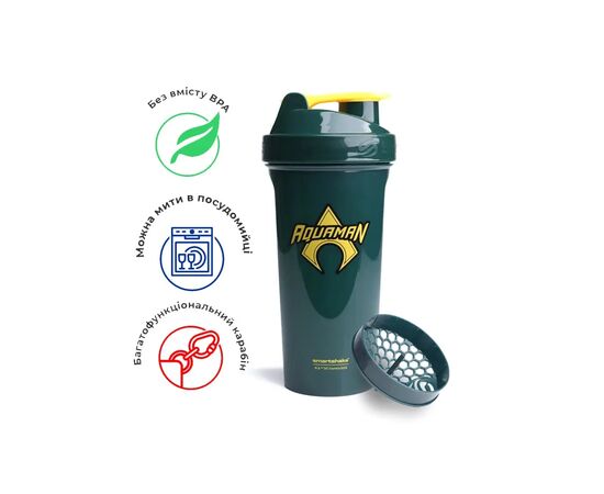Шейкер спортивный SmartShake Lite 800ml DC Aquaman (10781201), изображение 7