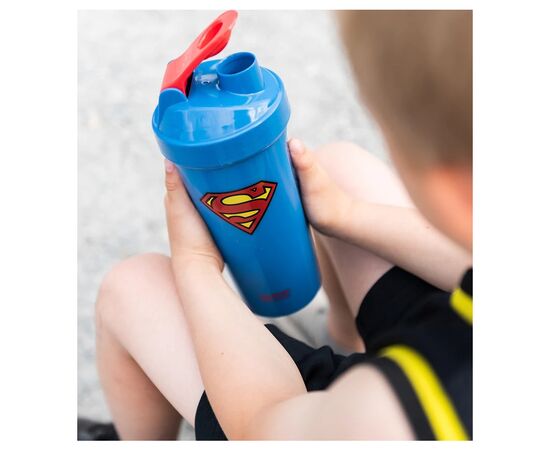 Шейкер спортивный SmartShake Lite 800ml DC Superman (10780601), изображение 4 Шейкер спортивный SmartShake Lite 800ml DC Superman (10780601), изображение 4
